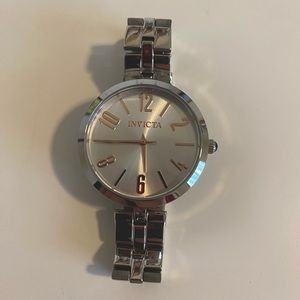 INVICTA Angel collection watch, silver & rose gold, lightly worn